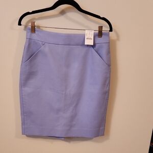 J. Crew Lilac Pencil Skirt